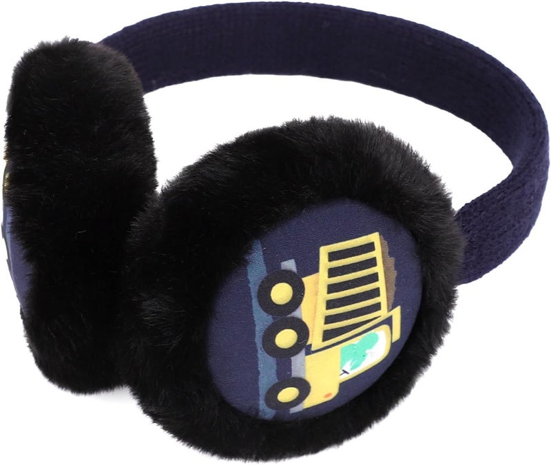 Ztl Kids Knit Earmuffs Soft Plush Ear Warmers Winter Outdoor Ear Muffs for Boys Girls - Image 5